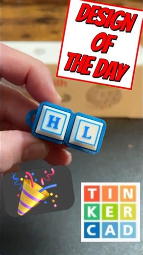 Tinkercad Design of the Day: Easy Clicky Fidget Keychains! 💯🔥