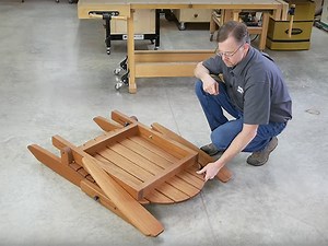 VIDEO: Build a Folding Adirondack Chair - Woodworking | Blog | Videos | Plans | How To
