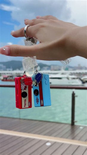 POV: the tiniest camera you’ve ever seen -- YASHICA Funtastic Keychain Camera ☁️✨