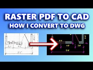 Raster Conversion in AutoCAD and GstarCAD - My 'Manual' Method.