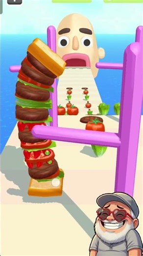 Sandwich Runner POV Gameplay 😂 This Sandwich Got HUGE! #Shorts #trending