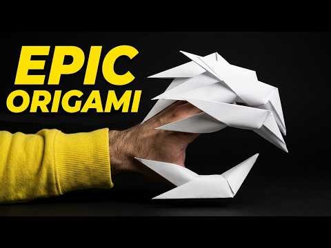 How to Make Paper Dragon Claws 🐉 Easy Origami Dragon Claws Tutorial