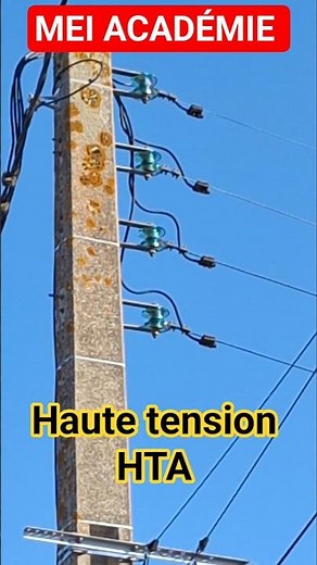Presentation of a high voltage #HTA #electric line