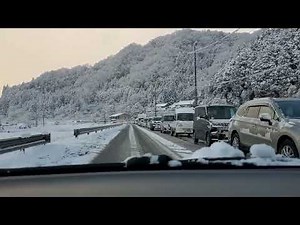 Driving in Japan in Winter POV