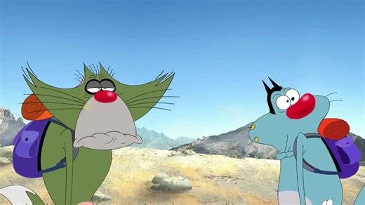 Oggy and the Cockroaches S04:E22 - Very Special Deliveries / Into the Wild! / Oggy Splits Hairs