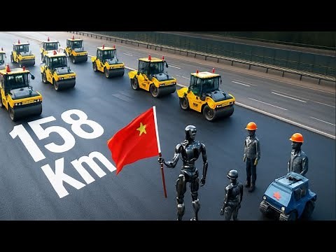 China Just Built 158 KM of Highway with Zero Human Hands, U.S. Engineers Are Stunned
