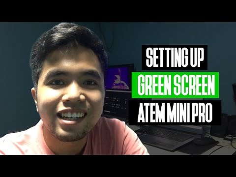 HOW TO USE GREEN SCREEN | ATEM MINI PRO