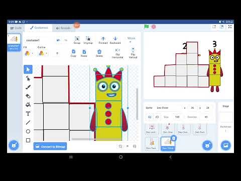 making more numberblocks on scratch
