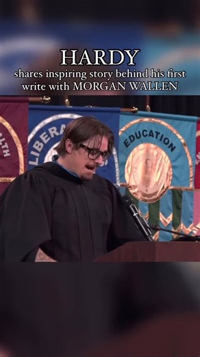 Country Swag on Instagram: "“the word ‘yes’ can truly change your life.” @HARDY delivered an incredibly powerful & inspiring commencement speech for his alma mater at @mtsu back in 2024. 👏🏼🎓✨ 🎥🔁: @hardy #hardy #morganwallen #commencement #inspiring #countrymusic"