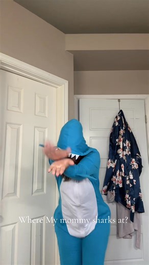 Not dressing up to be cute — dressing up because the magic’s in making their day. ✨ My kids are gonna lose it 🦈 Big love to all the mommas in onesies tonight — you’re the real MVPs! 🧡👻 #MomLife #HalloweenMagic #MemoriesMade #MommyShark #MomCommunity | Mary De Luna