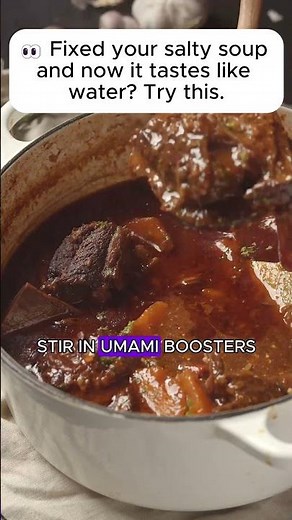 Soup Too Bland After Fixing Salt? Try THIS Flavor Trick! 🧄🍋