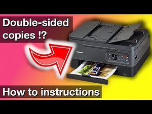 Double sided copy with Canon Pixma (How to instructions)