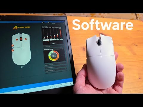 Any ATTACK SHARK Mouse - How to Download Software / Driver & CHANGE SETTINGS + Full Overview