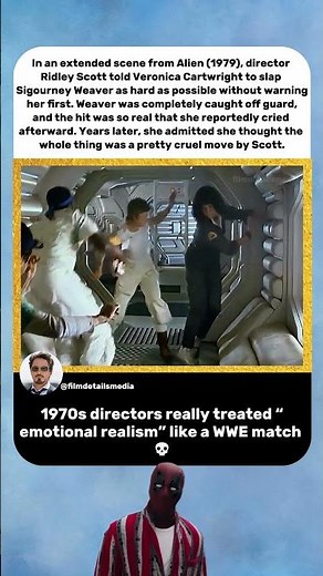 Ridley Scott Secretly Told Her to Slap Sigourney Weaver 😳 | Alien (1979)