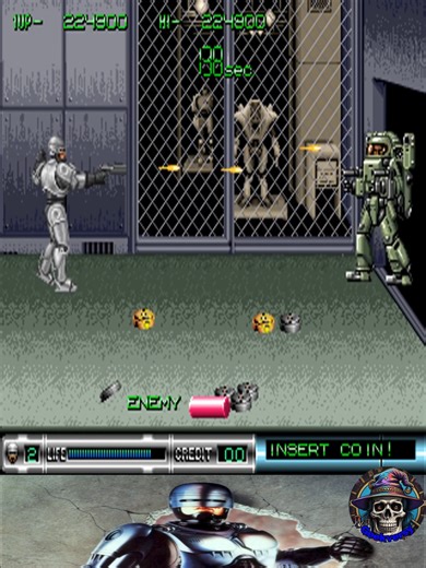 RoboCop 2 (Arcade) - Boss Mech Armor (2nd battle)#robocop