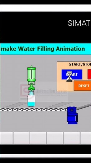 How to make animation in HMI using TIA Portal #animation #plc #hmi #automation
