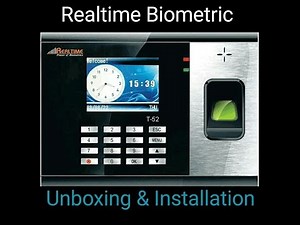 Realtime Biometric Time & Attendance Terminal Installation