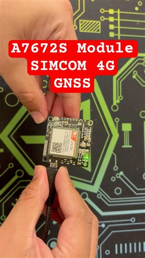 A7672S Simcom module 4G + GNSS board from ‪@CampusComponent-kz9us‬ #arduino #maker #simcom #esp32