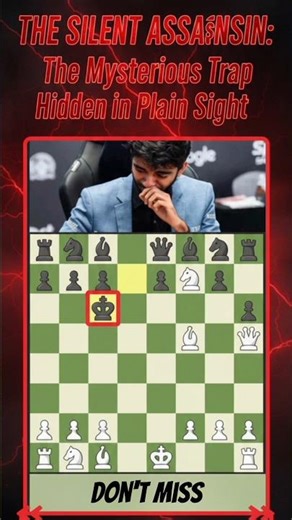 The Silent Assassin: The Mysterious Trap Hidden in Plain Sight. #chess #checkmate