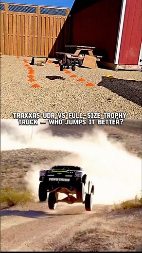 Traxxas UDR vs Trophy Truck — Who Jumps Harder?