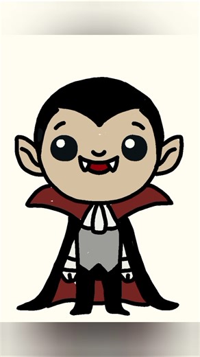 Дракула 🧛‍♂️ #рисунок #дракула #art #drawing #dracula #шортс #shorts #halloween #хэллоуин #вампир