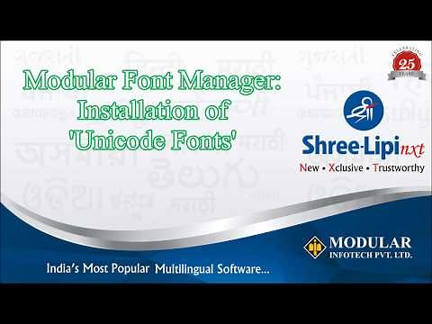 Font Manager - Install Unicode Fonts