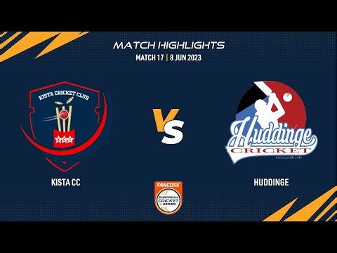 Match 17 - KCC vs HUD | Highlights | FanCode ECS Sweden | 8 June 2023 | ECS23.432