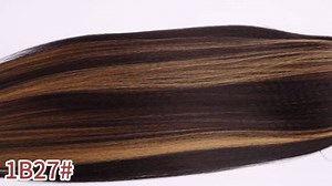 Drawstring Ponytail Extension for Women, 30 Inch Long Yaki Straight Pony Tails Hair Hairpiece Clip in Extensions Natural Looking Soft Synthetic Drawstring Ponytail for Black Women, Ombre P1B/350