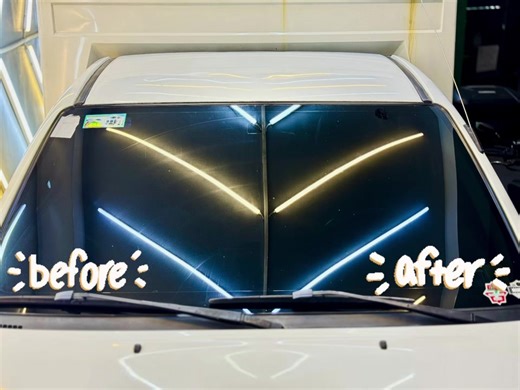 Find the difference. 👀 COMING SOON! 🤩 #autodetailing #simlin #professionaldetailing #glassdetailing | Microtex - Simlin Enterprises