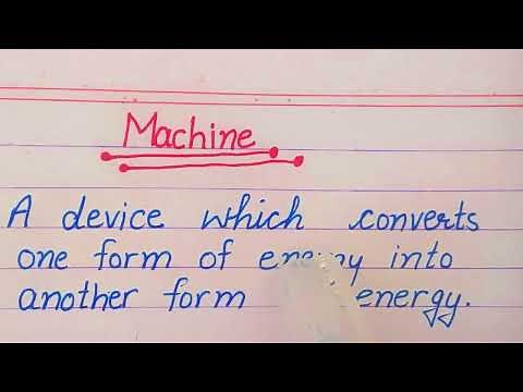 What is a machine // what is machine // define machine // machine definition