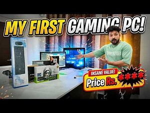 Finally Bought My First Gaming PC! (Full Setup Tour)