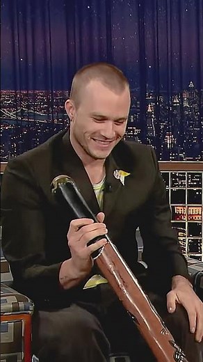 The Late Heath Ledger Plays Didgeridoo