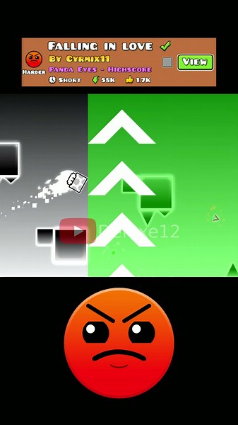 Falling in Love Geometry Dash #geometrydash #gd #harder