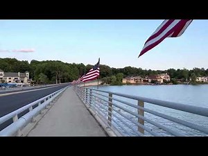 Flags Across Geist Reservoir