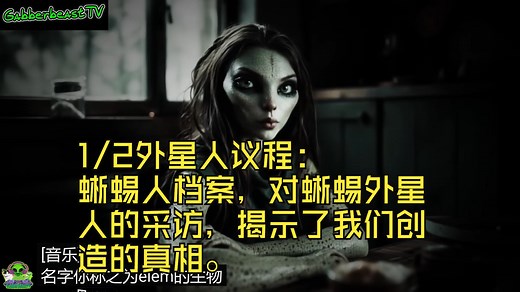 1/2蜥蜴档案，对雌性蜥蜴外星人的采访, lacerta files CIAKAHRR reptilian lizard alien 爬行动物, 天龙座 ET