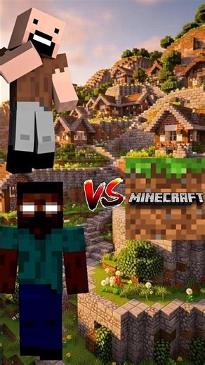 Herobrine and Notch vs all Mobs #minecraft