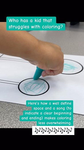 🎨✨ Hey there, wonderful parents and teachers! Does your little one have a tough time with coloring? 🖍️💖 No worries! Creating a cozy, defined space and adding a fun song to mark the start and end can make coloring super fun and less overwhelming! 🎶🌈 Let’s make art time a joyful adventure! #occupationaltherapist #teachers #moms #preschooler #kids #coloring #preschoolteacher #preschool 🌟🖌️ | The OT Corner with Mrs. K