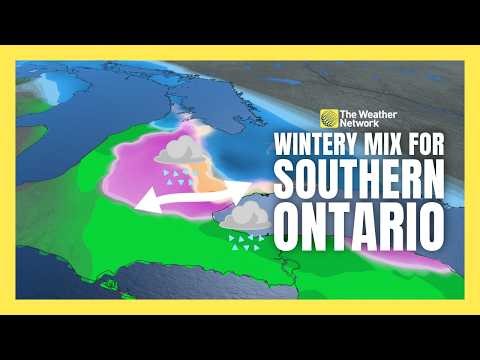 Wintery Mix Will Disrupt Morning Commute in Southern Ontario | #forecast