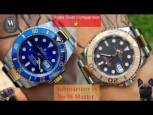 Rolex Diver Comparison 👑 Submariner vs Yacht-Master 🤿🛥🔥