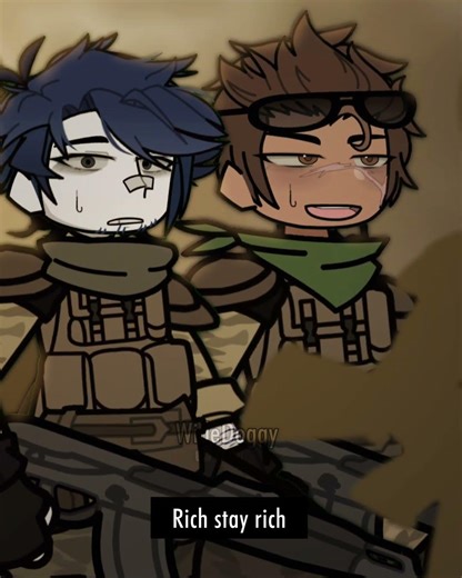 Rich Stay Poor Stay Poor(Forsaken | Gacha Life) #gachalife #tweening #forsaken #thelastguest #roblox