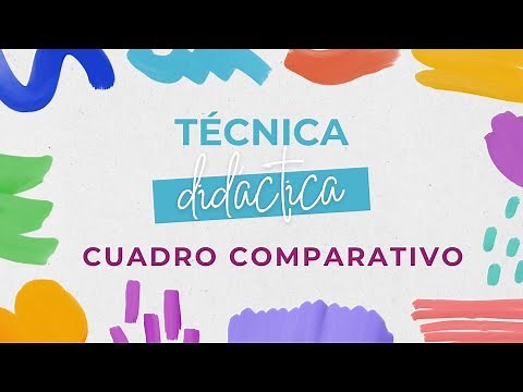 Teaching and learning didactic technique: the comparative table