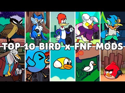 Top 10 Bird FNF Mods (VS Woody, Angry Birds, Flappy Bird, Twitter, Duck) - Friday Night Funkin'