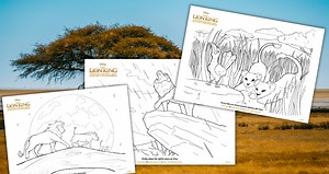 The Lion King Coloring Pages and Printable Activity Sheets