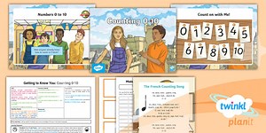 French: Getting to Know You: Numbers 0-10 Year 3 Lesson Pack 5