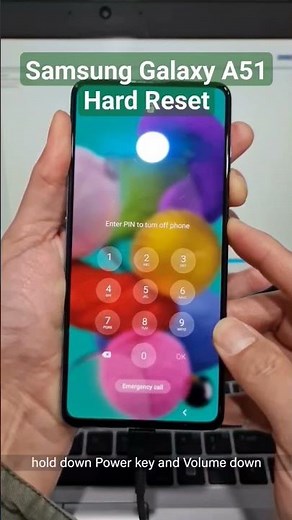 Samsung A51 Hard reset password pattern unlock without pc #smartphone #samsung #samsungrollable