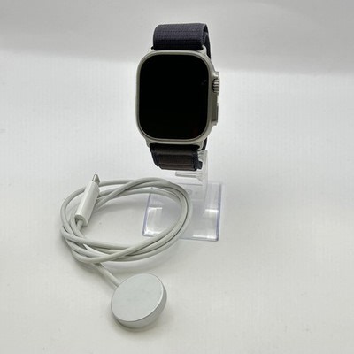 Apple Watch (Ultra 2) 49mm Natural Titanium w/ Indigo Alpine Loop (LTE) - 7/10 | eBay
