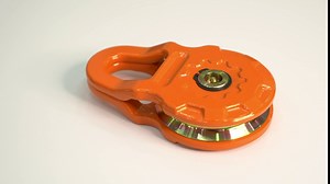 LAWETA Snatch Block, 50000 lbs (25T) Minimum Breaking Strength, 25000 lbs (12.5T) Working Load Limit, Replacement GearAmerica Mega Snatch Block for Synthetic Rope, Steel Cable Winch Lines