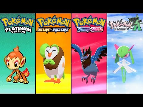 Evolution of Pokémon Evolution Animations in Pokémon Games (1996 - 2025) Pokémon Green - Legends Z-a