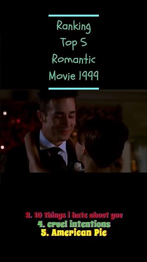 Ranking The Best Romantic 1999 #Top5Movies #MovieRankings #BestMovies #MovieShorts