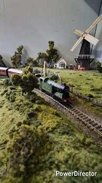 Hornby GNR N2 0-6-2T with Gresley LNER teak suburban coaches.